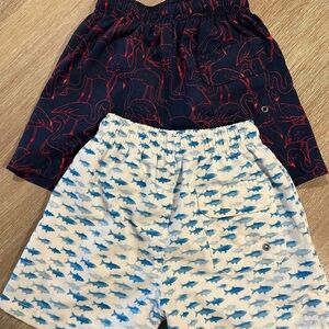 2 pair boy’s Vintage summer swim trunks